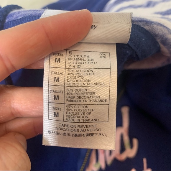 Disneyland Resort Blue Flip Flop Zip-Front Hoodie - Picture 5 of 5